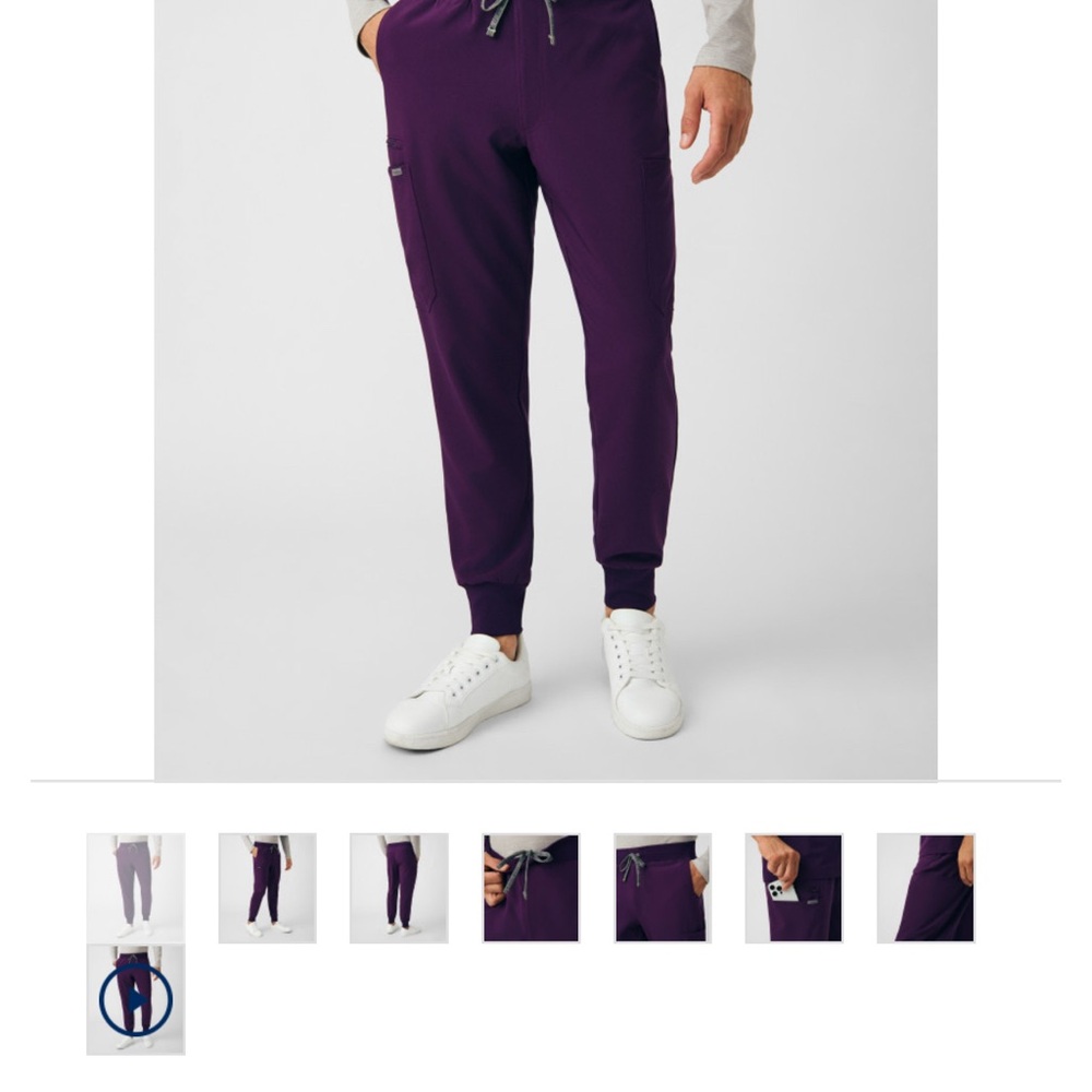 Landau Men's Black small  Jogger Pants/Scrubs